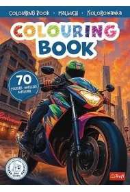 Motocykle. Kolorowanka z naklejkami