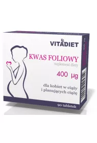 Vitadiet Kwas Foliowy 400Mcg - suplement diety 90 tab.