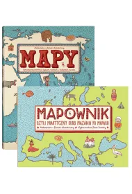 Pakiet: Mapy. Obrazkowa podr� po l�dach, morzach i kulturach �wiata. Edycja niebieska, Mapownik, czyli praktyczny kurs mazania po mapach