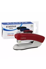 Zszywacz 12k 10 bordowy STARPAK 521068