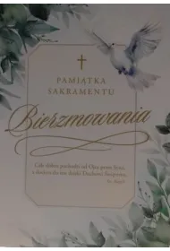 Pan Dragon Karnet B6 Bierzmowanie - li�cie i go��b K.B6-2015