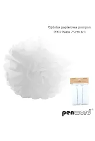 Penword Ozdoba papierowa pompon 25cm