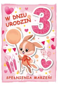 Armin Style KARNET URODZINY 3 B6 Z KOP AS GM-1082 FOL