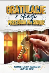 Yeku Karnet Gratulacje Nowy dom/mieszkanie