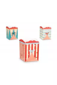 PartyDeco Pude�ka na przek�ski Cyrk mix 6 szt.