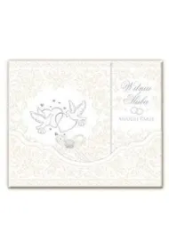 Ksi��eczka �lub exclusive, sk�adana z kokardk� (25x20cm) mix