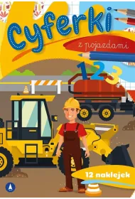 Ksi��ka edu. B5 Cyferki z pojazdami  Naklejki SKRZAT 072198 SK