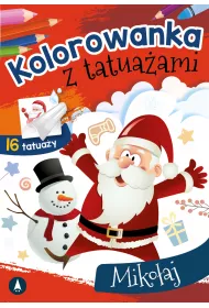 Malowanka A5 Kolorowanka z tatua�ami. Miko�aj SKRZAT 078978