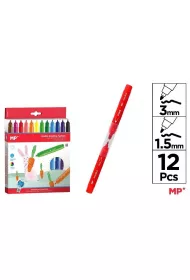 Mp Main Paper Flamastry podw�jne z��cze 12 kolor�w