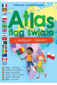 Atlas flag �wiata z naklejkami i plakatem