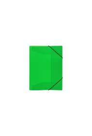 Biurfol Teczka z gumk� PP A4 Neon zielona
