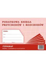 Druki offsetowe Podatkowa ksi�ga przychod�w i rozchod�w