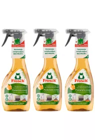Frosch rodek czyszczcy do wszystkich powierzchni pomaraczowy Zestaw 3 x 500 ml
