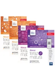 Pakiet Matura 2026: Nowa Teraz matura. Vademecum. Poziom podstawowy: J�zyk polski i Matematyka, Nowa Teraz matura. Zbi�r zada� maturalnych: J�zyk polski. Matura pisemna. Poziom podstawowy i rozszerzony, Matematyka. Poziom podstawowy