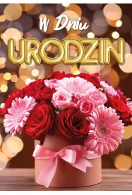 Armin Style Karnet 3D Urodziny. Kwiaty/ prezent FL-12