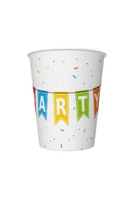 Godan Kubeczki papierowe Kolorowe Party 250ml