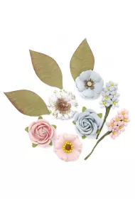 Dalprint Kwiaty papierowe pink&blue 10 szt