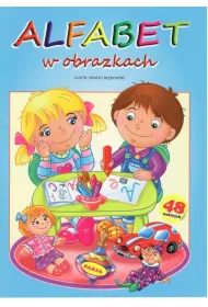 Alfabet w obrazkach + naklejki