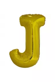 Amscan Balon foliowy litera J z�ota 58x86cm