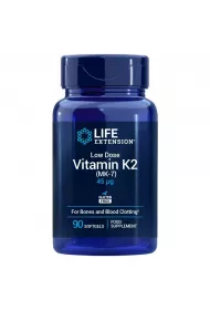 Life Extension Low-Dose Vitamin K2 MK7 Suplement diety 90 kaps.