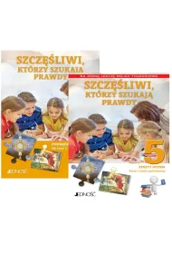 Pakiet Szcz�liwi, kt�rzy szukaj� prawdy. Podr�cznik i Zeszyt �wicze� do religii dla klasy 5 szko�y podstawowej