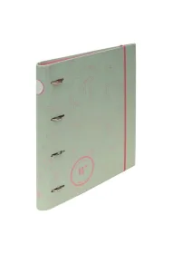 Ancor Segregator A4 4-ringowy na gumk� z wk�adem i przek�adkami LACES Green