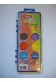 Polsirhurt Farby wodne + p�dzelek 12 kolor�w