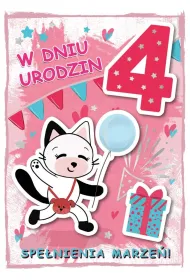 Armin Style KARNET URODZINY 4 B6 Z KOP AS GM-1084 FOL