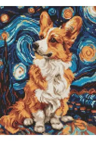 Ideyka Diamentowa mozaika bez ramy - Magiczny korgi 30x40cm