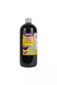 Strigo Farba plakatowa w butelce czarna 1000ml