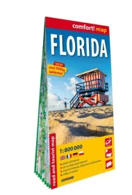 Florida road and tourist map 1:800 000 laminat