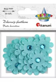 Titanum Dekoracje samoprzylepne 3D kwiaty 20 szt.