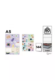 Cervantes Notatnik A5/144K MIX