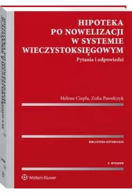 eBook Hipoteka po nowelizacji w systemie wieczystoksigowym. Pytania i odpowiedzi pdf