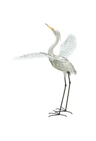 ProGarden Figurka ogrodowa uraw duy metalowy 123 cm
