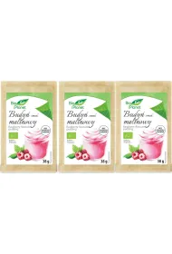 Bio Planet Budy� o smaku malinowym Zestaw 3 x 38 g Bio