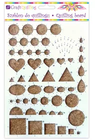 Dalprint Szablon do quillingu r�ne kszta�ty