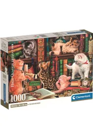 Puzzle 1000 Curious Whiskers Clementoni