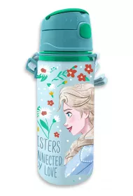 Bidon aluminiowy ze somk Kraina Lodu. Frozen 600ml