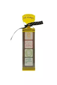Zestaw stempli z tuszem - Ruby (Yellow) Santoro