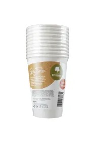 Kubki papierowe bia�e 200ml 10 szt.