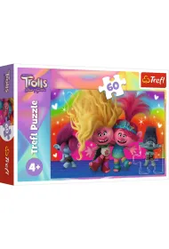 Puzzle 60 el. Przyjacielskie Trolle Trefl