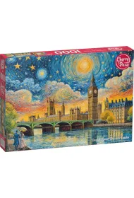 Puzzle 1000 el. Impressionist Sky over London CherryPazzi