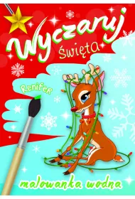Malowanka wodna. Wyczaruj �wi�ta. Renifer