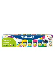 Pelikan Farby plakatowe Tempera 6 kolor�w