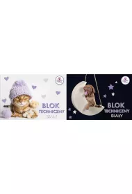 Beniamin Blok techniczny A4 The Sweet Pets biay 10 kartek