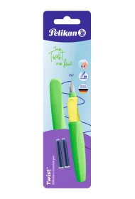 Pelikan Pi�ro wieczne Twist M Neon zielony + 2 naboje