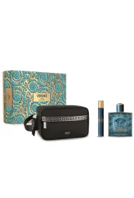 Versace Zestaw Eros Woda toaletowa + Mini + Kosmetyczka 100 ml