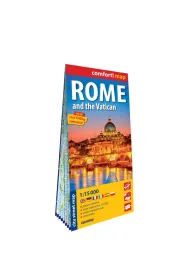 Rome and the Vaticancity street map 1:15 000 laminat 2025