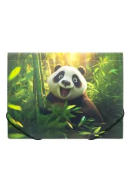 Panta Plast Teczka A4 PP na gumk� z nadrukiem Panda